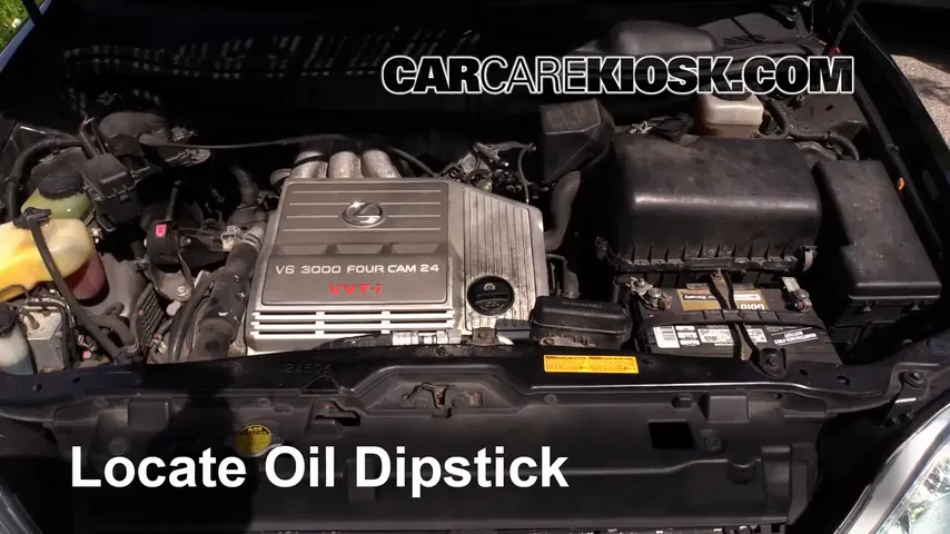 2003 Lexus RX300 3.0L V6 Oil Check Oil Level